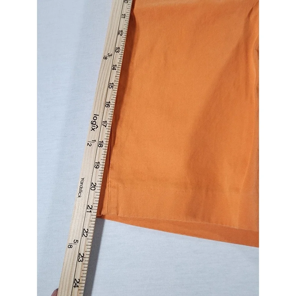 Lilly Pulitzer Mizner Short Mens 40 Chino Orange 100% Cotton Preppy Coastal Lux
